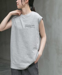 FORK&SPOON | FORK&SPOON　エンブロイダリーノースリーブTシャツ(Tシャツ/カットソー)