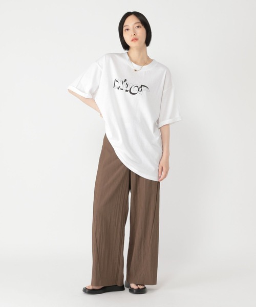 studio CLIP(スタディオクリップ)の「【daily CLIP】TIMETABLE Tシャツ(Tシャツ/カットソー・レディース・ブルー/ホワイト/オレンジ/チャコール・MEDIUM/LARGE)」の15枚目の写真