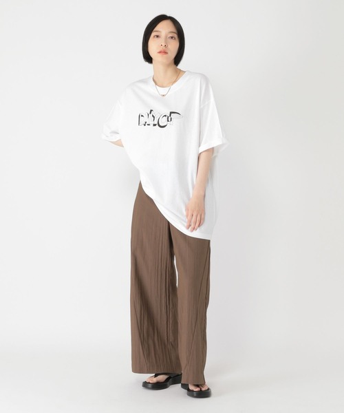 studio CLIP(スタディオクリップ)の「【daily CLIP】TIMETABLE Tシャツ(Tシャツ/カットソー・レディース・ブルー/ホワイト/オレンジ/チャコール・MEDIUM/LARGE)」の16枚目の写真