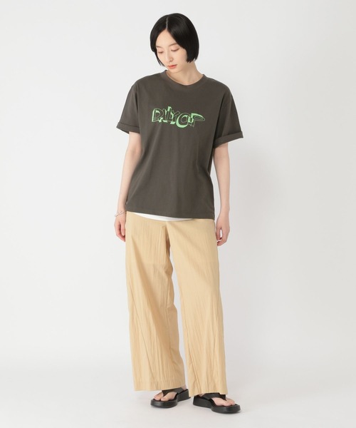 studio CLIP(スタディオクリップ)の「【daily CLIP】TIMETABLE Tシャツ(Tシャツ/カットソー・レディース・ブルー/ホワイト/オレンジ/チャコール・MEDIUM/LARGE)」の21枚目の写真