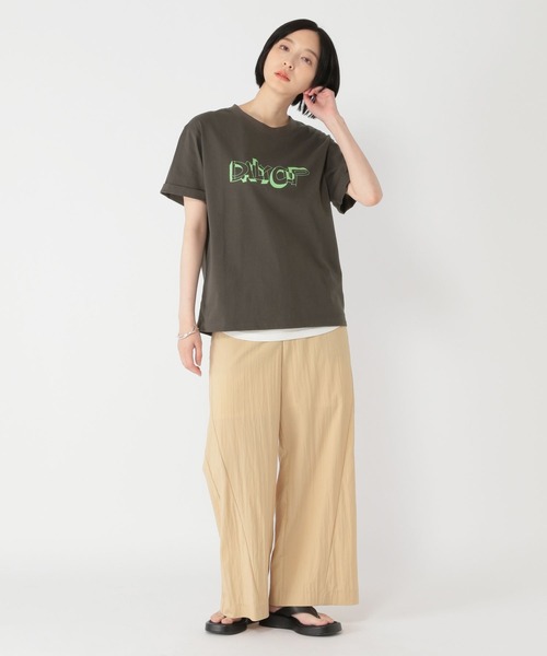 studio CLIP(スタディオクリップ)の「【daily CLIP】TIMETABLE Tシャツ(Tシャツ/カットソー・レディース・ブルー/ホワイト/オレンジ/チャコール・MEDIUM/LARGE)」の22枚目の写真