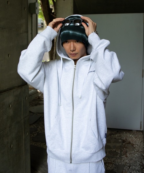 APPLEBUM(アップルバム)の「Logo Z/U Sweat Parka(パーカー・メンズ・ネイビー/ブラック/アッシュグレー・XX-LARGE/X-LARGE/LARGE/MEDIUM/SMALL)」の3枚目の写真