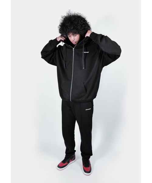APPLEBUM(アップルバム)の「Logo Z/U Sweat Parka(パーカー・メンズ・ネイビー/ブラック/アッシュグレー・XX-LARGE/X-LARGE/LARGE/MEDIUM/SMALL)」の10枚目の写真