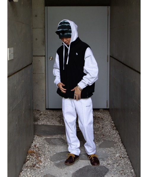 APPLEBUM(アップルバム)の「Logo Z/U Sweat Parka(パーカー・メンズ・ネイビー/ブラック/アッシュグレー・XX-LARGE/X-LARGE/LARGE/MEDIUM/SMALL)」の8枚目の写真
