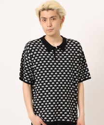 atmos Knit Jacquard Polo / アトモス ニットジャガード ポロ