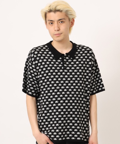 atmos Knit Jacquard Polo — вязаная жаккардовая поло от atmos