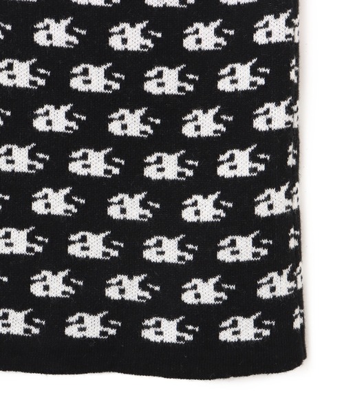 atmos（アトモス）の「atmos Knit Jacquard Polo / アトモス ニットジャガード ポロ（ポロシャツ・メンズ・ブラック/ホワイト・M/L/XL）」の7枚目の写真