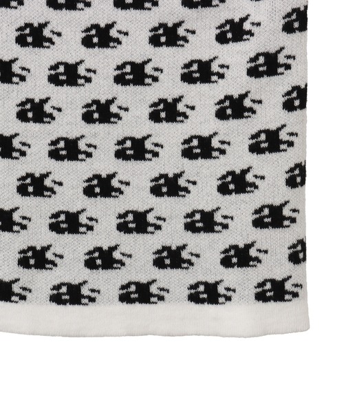 atmos（アトモス）の「atmos Knit Jacquard Polo / アトモス ニットジャガード ポロ（ポロシャツ・メンズ・ブラック/ホワイト・M/L/XL）」の12枚目の写真