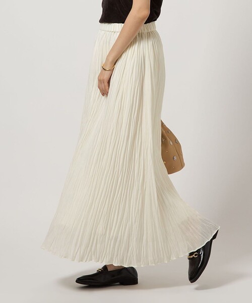 ワッシャー プリーツ スカート