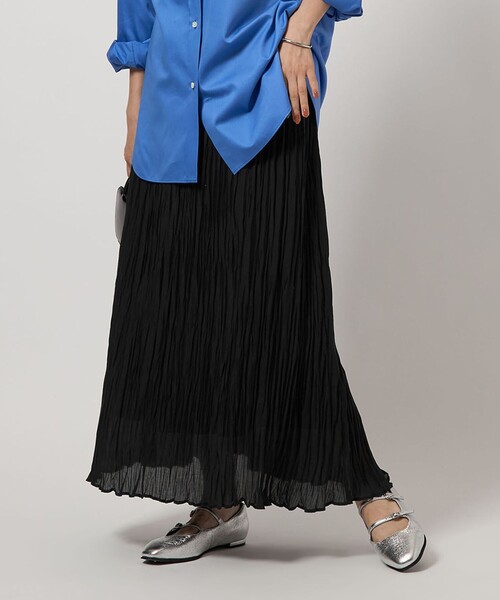 ワッシャー プリーツ スカート