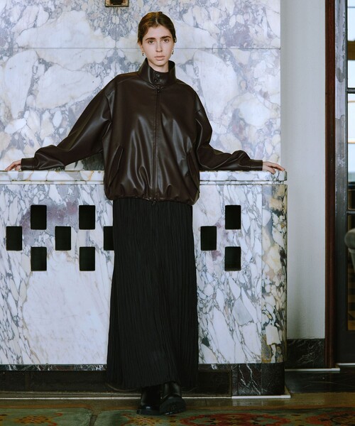 ワッシャー プリーツ スカート