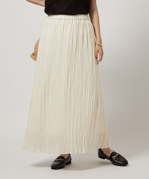 ワッシャー プリーツ スカート