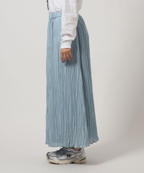 セール】ワッシャー プリーツ スカート（スカート）｜green