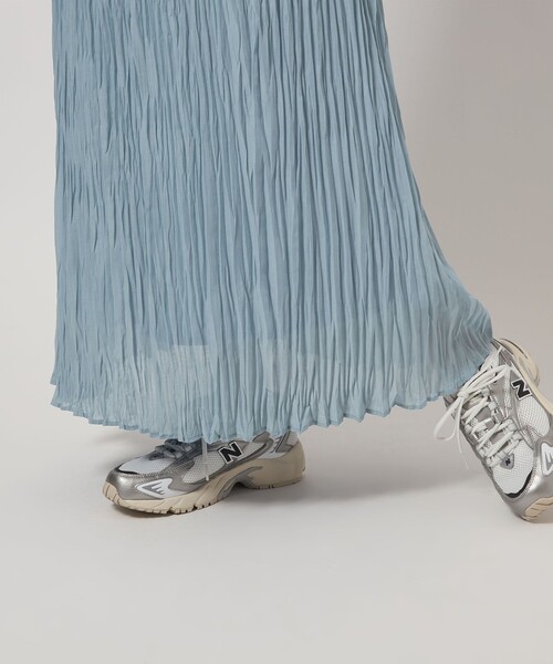 ワッシャー プリーツ スカート