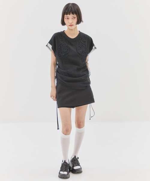 STUDIOUS（ステュディオス）の「【STUDIOUS/ステュディオス】《走れる8㎝ソール》Sneaker Sole Sandals/スニーカーソールサンダル/スポサン/厚底サンダル（サンダル・レディース・ブラック・1/2）」の4枚目の写真