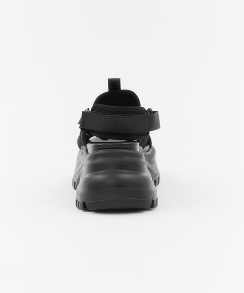 STUDIOUS（ステュディオス）の「【STUDIOUS/ステュディオス】《走れる8㎝ソール》Sneaker Sole Sandals/スニーカーソールサンダル/スポサン/厚底サンダル（サンダル・レディース・ブラック・1/2）」の18枚目の写真