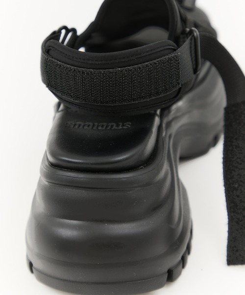 STUDIOUS（ステュディオス）の「【STUDIOUS/ステュディオス】《走れる8㎝ソール》Sneaker Sole Sandals/スニーカーソールサンダル/スポサン/厚底サンダル（サンダル・レディース・ブラック・1/2）」の12枚目の写真
