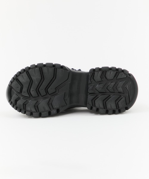 STUDIOUS（ステュディオス）の「【STUDIOUS/ステュディオス】《走れる8㎝ソール》Sneaker Sole Sandals/スニーカーソールサンダル/スポサン/厚底サンダル（サンダル・レディース・ブラック・1/2）」の16枚目の写真