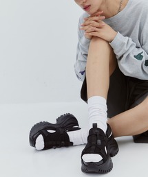 STUDIOUS（ステュディオス）の「【STUDIOUS/ステュディオス】《走れる8㎝ソール》Sneaker Sole Sandals/スニーカーソールサンダル/スポサン/厚底サンダル（サンダル）」