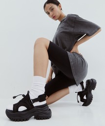 STUDIOUS（ステュディオス）の「【STUDIOUS/ステュディオス】《走れる8㎝ソール》Sneaker Sole Sandals/スニーカーソールサンダル/スポサン/厚底サンダル（サンダル）」