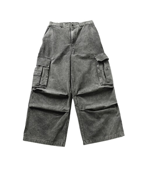 MSG（エムエスジー）の「リップストップウォッシュカーゴパンツ（カーゴパンツ・メンズ・ブラック/ライトグレー/ピンク/チャコール・S/M/L/XL）」の7枚目の写真