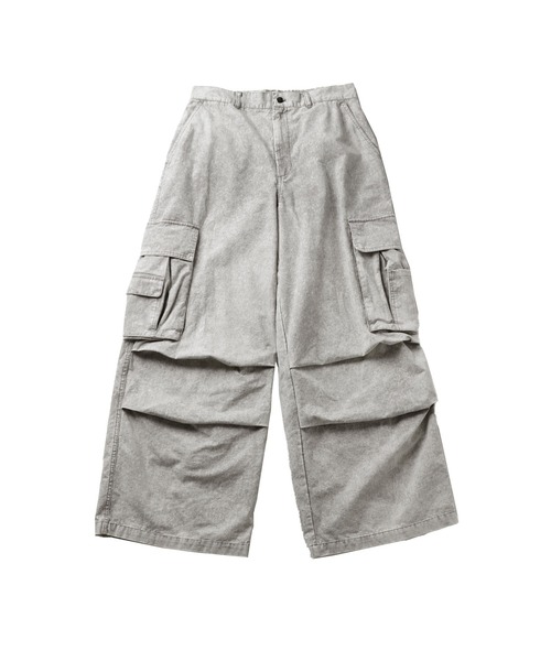 MSG（エムエスジー）の「リップストップウォッシュカーゴパンツ（カーゴパンツ・メンズ・ブラック/ライトグレー/ピンク/チャコール・S/M/L/XL）」の6枚目の写真
