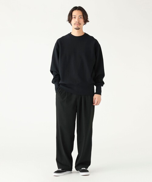 Healthknit(ヘルスニット)の「【別注】Healthknit / ロッカーウィーブ クルーネック スウェット(ユニセックス)(スウェット・メンズ・ブラック/ライトグレー/ネイビー・XL/L/M/S)」の7枚目の写真