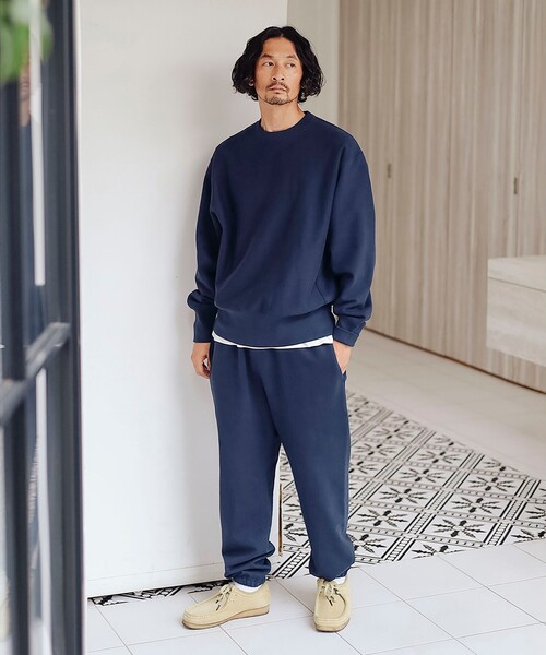 Healthknit(ヘルスニット)の「【別注】Healthknit / ロッカーウィーブ クルーネック スウェット(ユニセックス)(スウェット・メンズ・ブラック/ライトグレー/ネイビー・XL/L/M/S)」の8枚目の写真