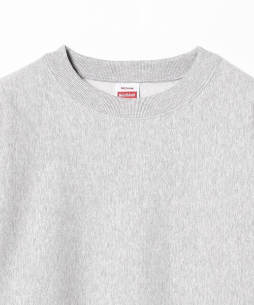 Healthknit(ヘルスニット)の「【別注】Healthknit / ロッカーウィーブ クルーネック スウェット(ユニセックス)(スウェット・メンズ・ブラック/ライトグレー/ネイビー・XL/L/M/S)」の15枚目の写真
