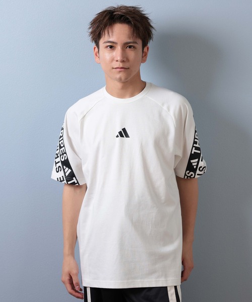 セール】adidas/アディダス 半袖Tシャツ ブランドロゴ TQ617（Tシャツ