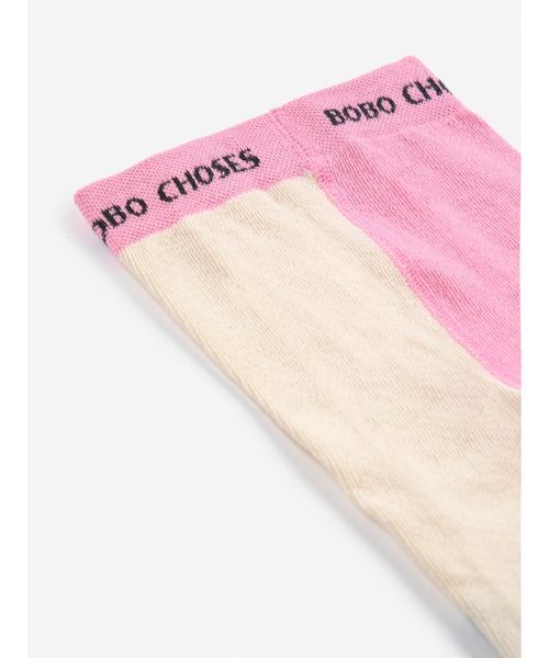 BOBO CHOSES(ボボショーズ)の「Bobo color block tights(タイツ/ストッキング・キッズ・マルチ・20-22/17-19/14-16)」の2枚目の写真