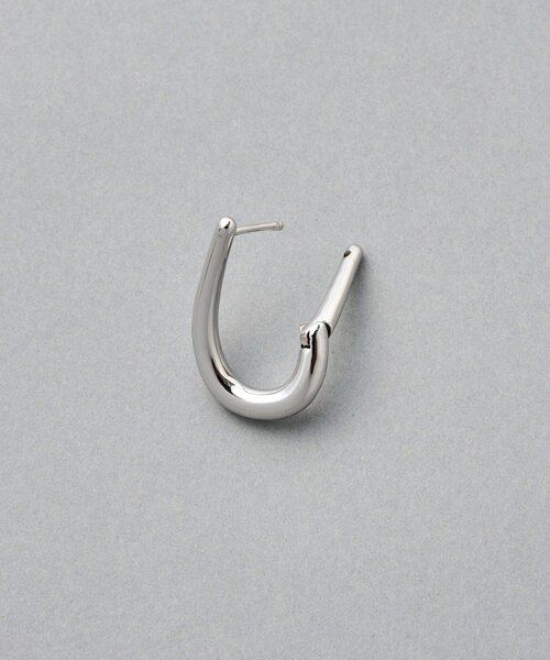 BEARDSLEY（ビアズリー）の「フープピアス（ピアス（両耳用）・レディース・シルバー・FREE）」の6枚目の写真