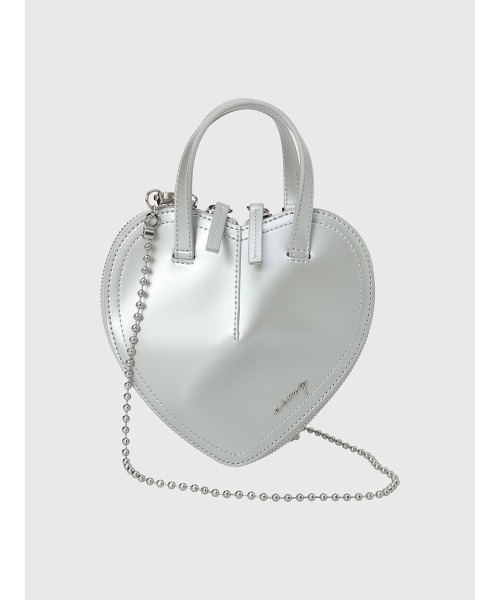 EIMY ISTOIRE（エイミーイストワール）の「ハートミニショルダーバッグ（ショルダーバッグ・レディース・レッド/シルバー/ブラック・F）」の17枚目の写真