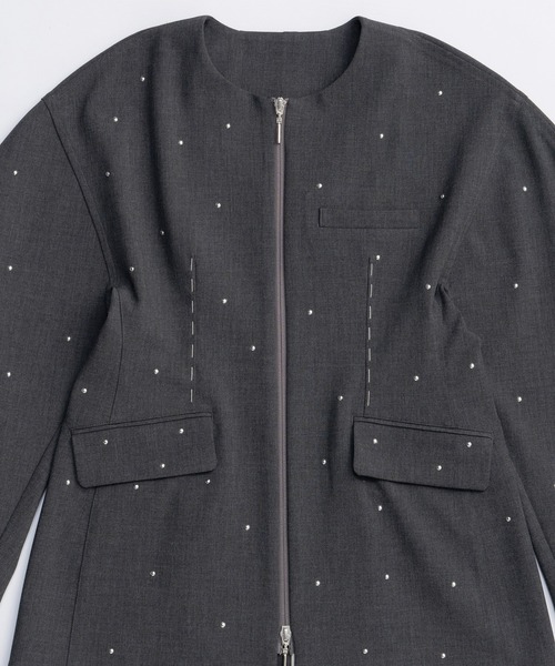 MAISON SPECIAL（メゾンスペシャル）の「Studs Hour Glass Worsted Zip