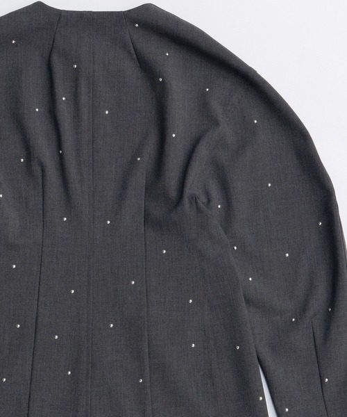 MAISON SPECIAL（メゾンスペシャル）の「Studs Hour Glass Worsted Zip