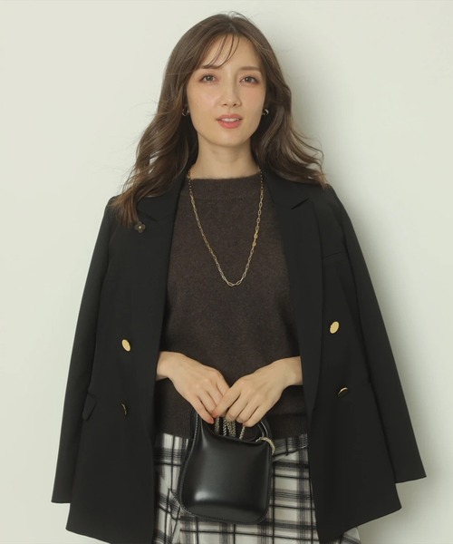 Apuweiser-riche（アプワイザーリッシェ）の「ピン付テーラージャケット（その他アウター・レディース・グレー/ブラック・2/1）」の15枚目の写真