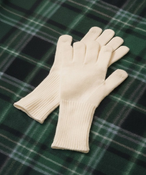 セール】カラーニット手袋 / ギフト クリスマス 贈り物 赤 レッド