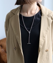 cepo（セポ）の「Y字ボールチェーンネックレス（ネックレス）」