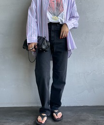 YANUK ストレートデニム ハイウエストライトブルー ✔︎ LOUISE - straight - color : SFB price : ¥30,800 #yanuk