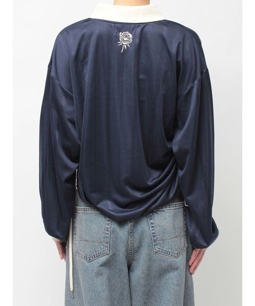 jouetie（ジュエティ）の「【LONSDALE×jouetie】ロゴユニフォームトップス（Tシャツ/カットソー・レディース・アイボリー/グリーン/ネイビー・MEDIUM）」の8枚目の写真