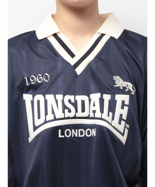 jouetie（ジュエティ）の「【LONSDALE×jouetie】ロゴユニフォームトップス（Tシャツ/カットソー・レディース・アイボリー/グリーン/ネイビー・MEDIUM）」の9枚目の写真