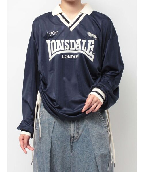 jouetie（ジュエティ）の「【LONSDALE×jouetie】ロゴユニフォームトップス（Tシャツ/カットソー・レディース・アイボリー/グリーン/ネイビー・MEDIUM）」の19枚目の写真