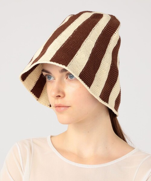 TOMORROWLAND （トゥモローランド）の「EMILY DAWN LONG HAT NAMED WANDA（ハット・レディース・ダークブラウン/レッド系その他2・S）」の3枚目の写真