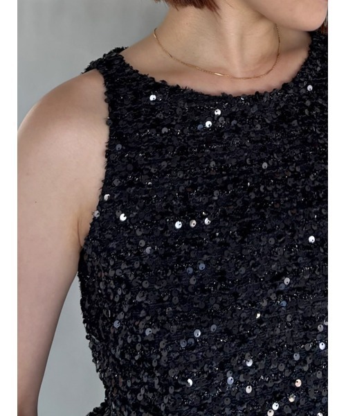 SNIDEL(スナイデル)の「ラメタンクトップス(タンクトップ・レディース・ライトグレー/ブラック/アイボリー・F)」の18枚目の写真