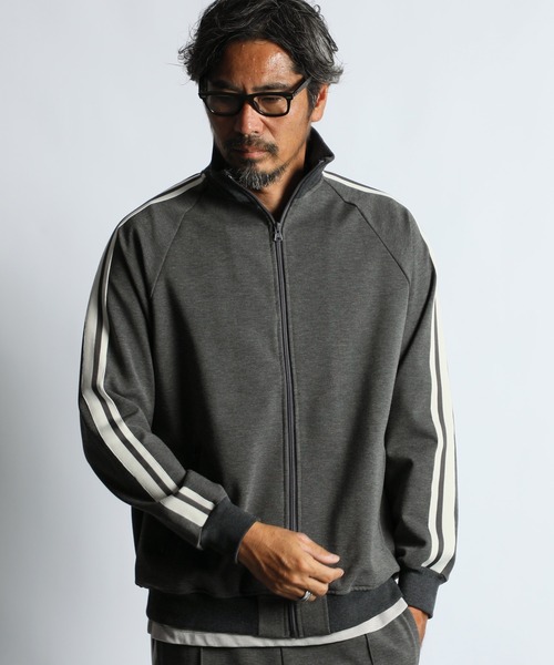 【ザ ダファー オブ セントジョージ】　トラックジャケット　セットアップ WEB限定アイテム】SETUP SIDE LINE TRACK JACKET：セットアップ