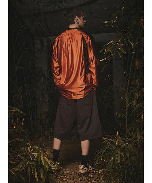 NOT4NERD(ノットフォーナード)の「NOT4NERD/ノットフォーナード/Tribal Bermuda Sweat Shorts(スウェットパンツ・メンズ・チャコールグレー/カーキ・M/L)」の7枚目の写真