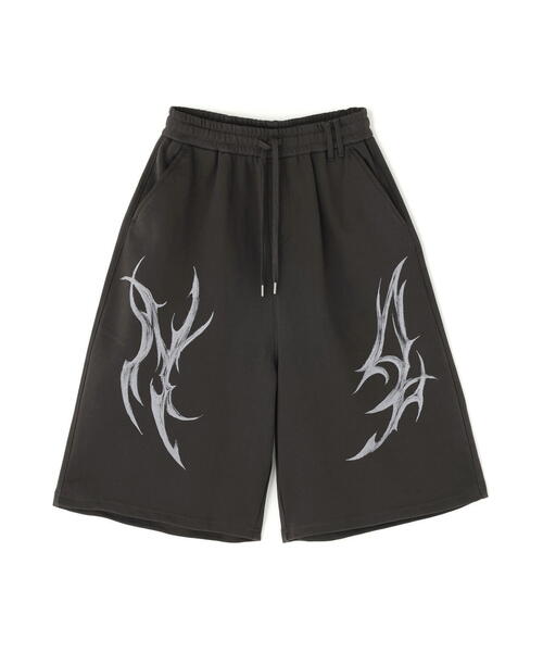 NOT4NERD(ノットフォーナード)の「NOT4NERD/ノットフォーナード/Tribal Bermuda Sweat Shorts(スウェットパンツ・メンズ・チャコールグレー/カーキ・M/L)」の8枚目の写真