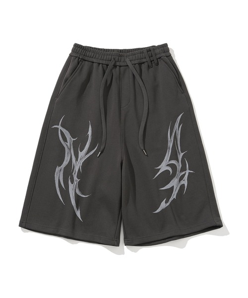 NOT4NERD/ノットフォーナード/Tribal Bermuda Sweat Shorts