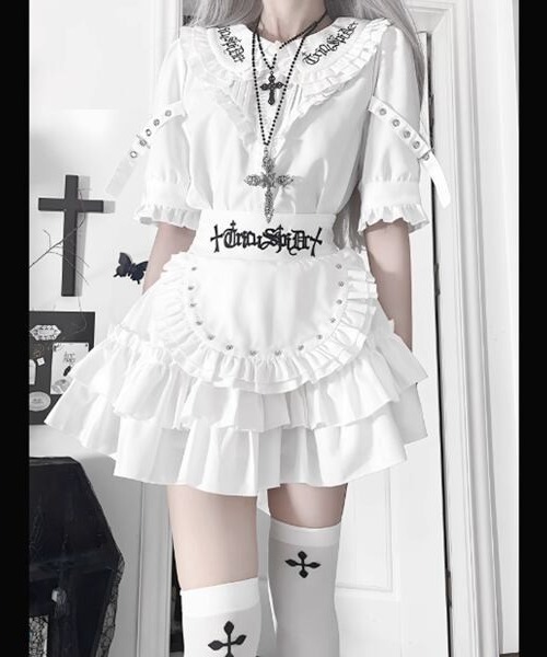 美品☆2022SSドゥロワー フリルブラウス36 極美品✨ドゥロワー 2022 コットンボイルノースリーブフリル