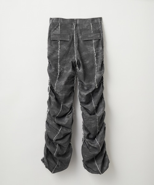 GRANCY】Shirred Damage design Cotton Pants / シャーリングダメージ